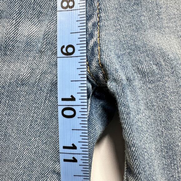 Agolde Sophie High Waist Distressed Skinny Jeans Beyond Blue Women 27 - Picture 8 of 9